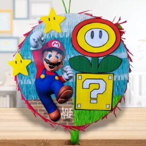 Piñata circular Mario Bros