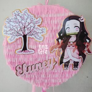 Piñata circular Demon Slayer