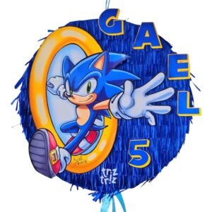 Piñata circular Sonic