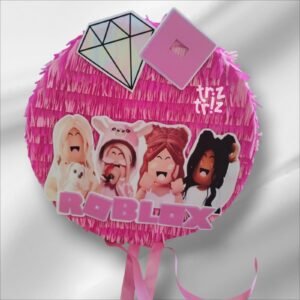 Piñata circular Roblox nena